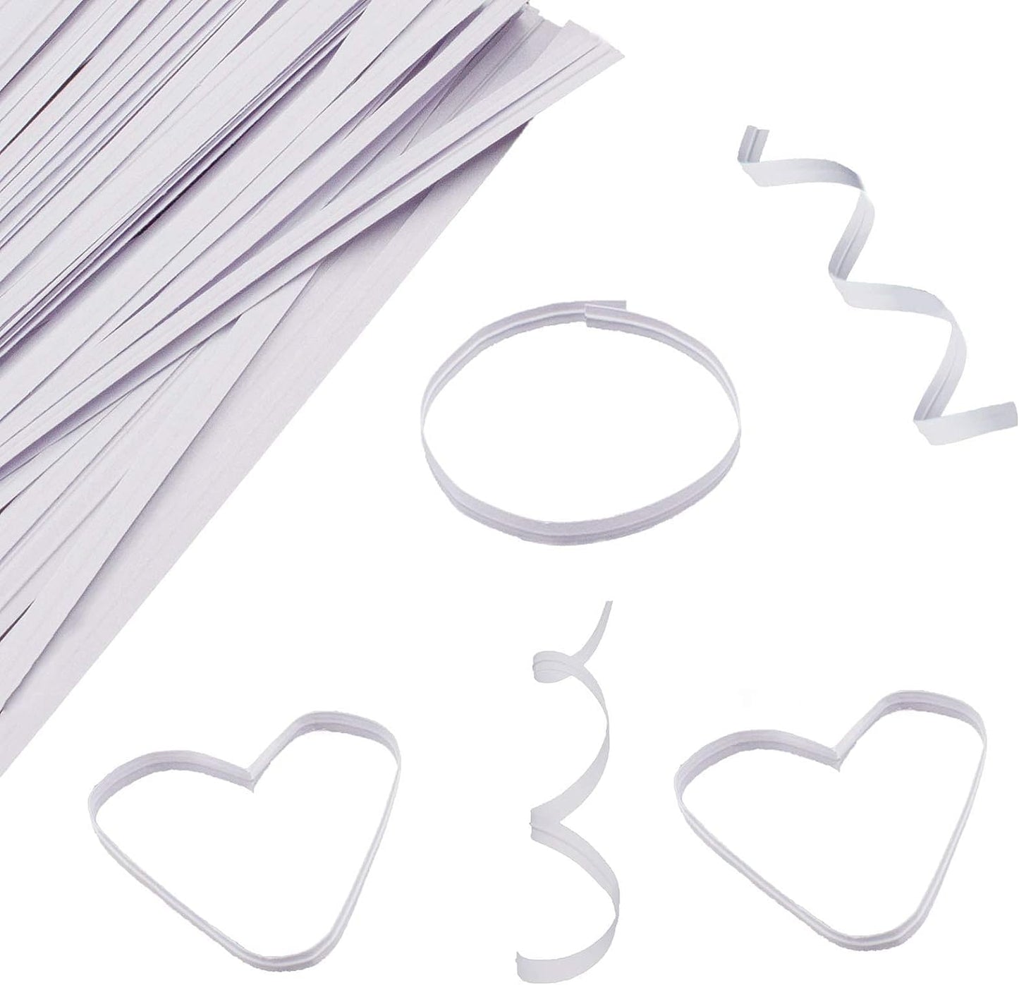 White Paper Twist Ties 100 Pcs 5" Reusable Bread Ties for Bags White Twist Bag Ties Twisty-ties Twist Candy Ties Wire Ties Reusable Twist Tie for Party Cello Candy Bread Coffee Bags Cake Pops