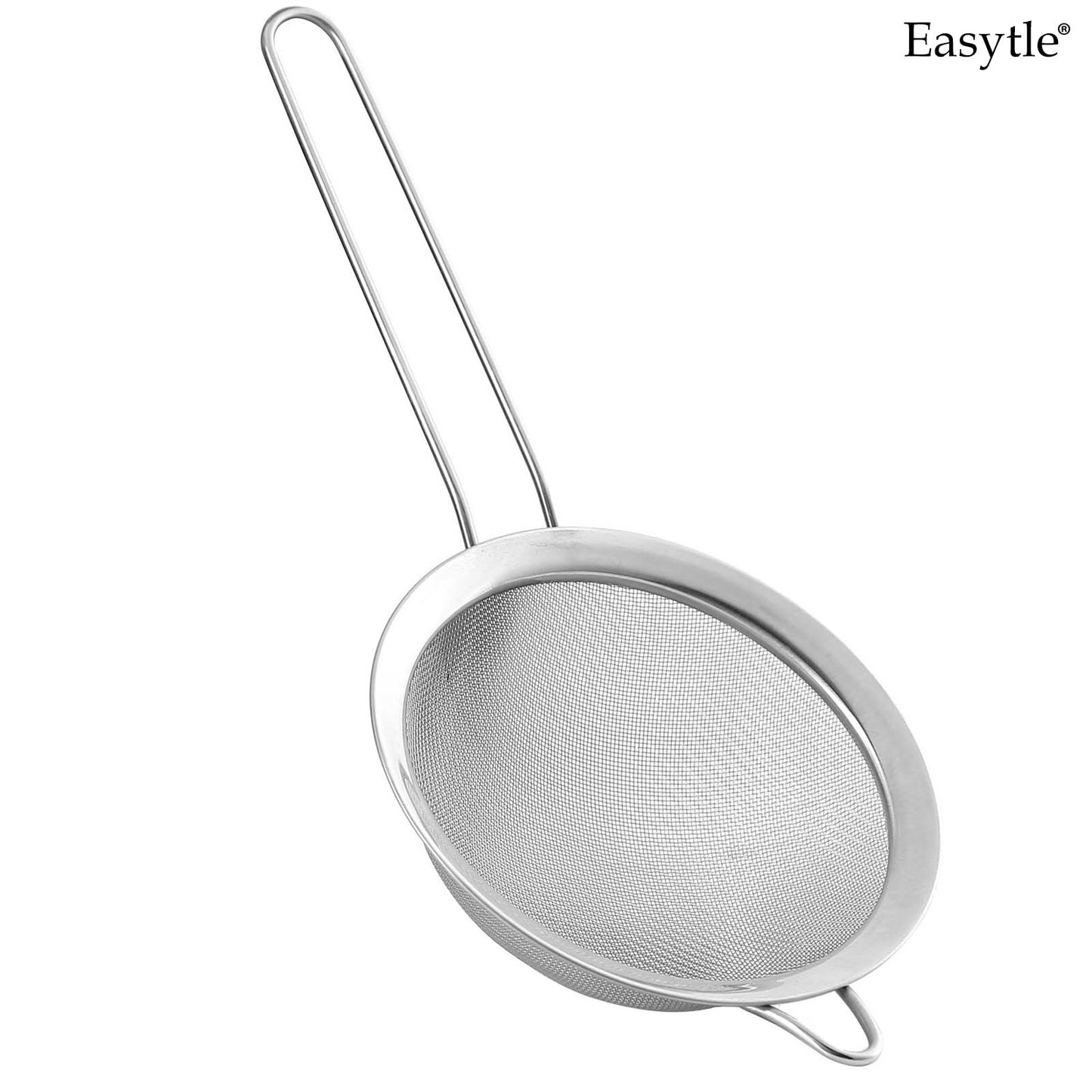 Easytle Strainers for household purposes, Premium Stainless Steel Colanders and Sifters, with Reinforced Frame and Sturdy Handle, Perfect for Kitchen & Bar, Filtering Tea, Coffee, Cocktail