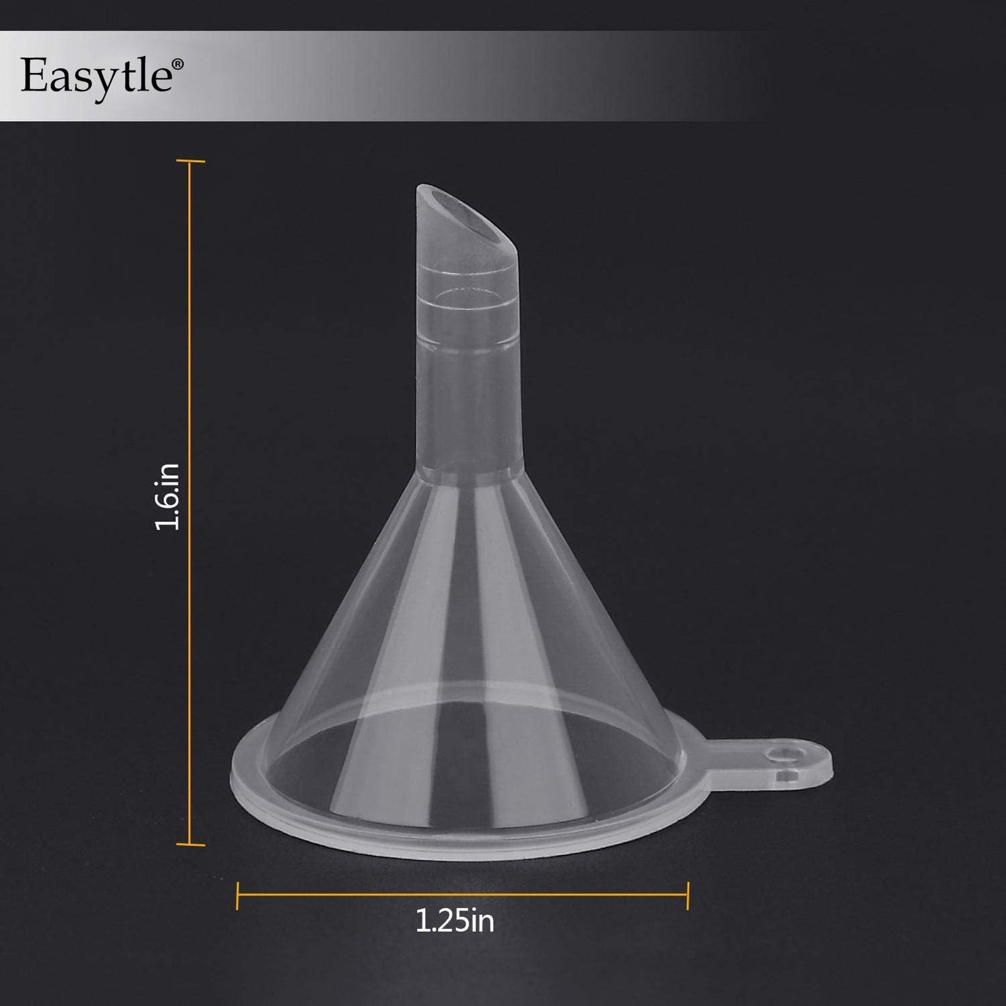 Easytle Funnels Variety Set of 12 Small Funnels Stainless Steel Mini Funnels & Plastic Mini Funnels Metal Funnels & Plastic Funnels for Essential Oil Spices Perfumes Sand Art Powder Lab Bottles